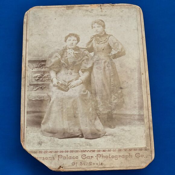 Parsons Palace Railcar Photo Traveling Studio Cabinet Card Victorian Ladies Book - Picture 3 of 4